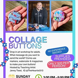 Collage Buttons