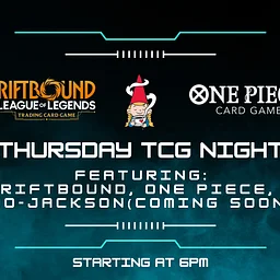 Weekly Thursday TCG Night: One Piece, Riftbound & More!