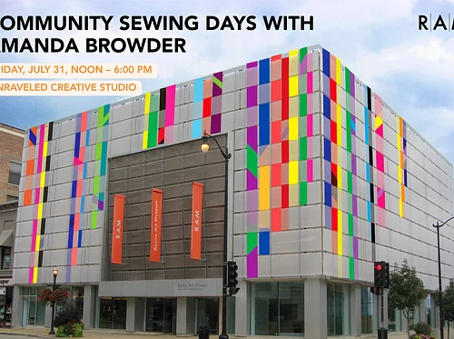 Community Sewing Day at Unraveled