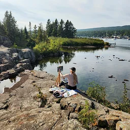 2026 Plein Air Grand Marais Birney Quick Paint