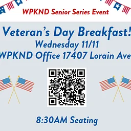 Senior Series Event: Veteran’s Day Breakfast 8:30AM Seating