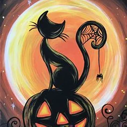 Adult Paint & Sip | Cat & Spider | Fridays | October 30th 2026