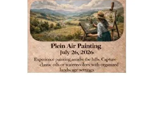 Historical Trades at the Inn - Plein Air Painting