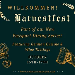 Oktoberfest! October 15th-17th