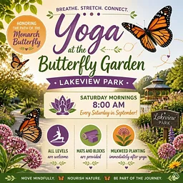 Yoga at the Butterfly Garden