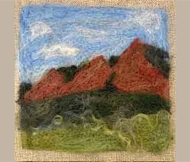 INTRO NEEDLE FELT 2D LANDSCAPE: Saturday, April 18, 10:30-1:00pm