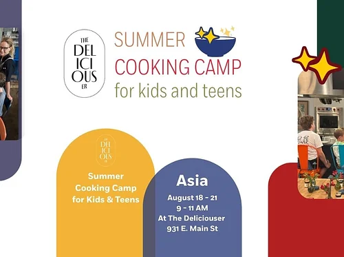Summer Cooking Camp for Kids and Teens - Asia August 18-21