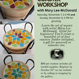 Mosaic Coaster Workshop with Mary Lee-McDonald