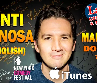 Comedian Santi Espinosa Domingo Mar. 22nd a las 7pm (ESPANGLISH )