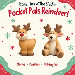 Story Time at the Studio: Pocket Pals Reindeer