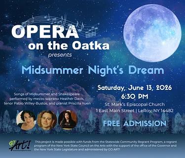 Opera on the Oatka presents “Midsummer Night’s Dream”