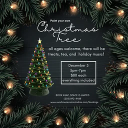 Christmas Tree Paint-Your-Own Workshop!
