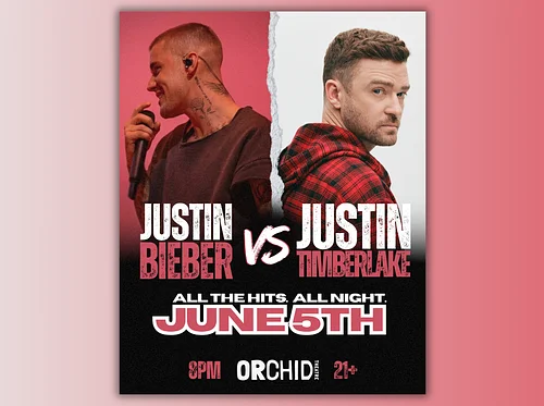 JUSTIN BIEBER VS JUSTIN TIMBERLAKE
