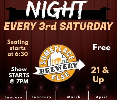 Rotating Tap Comedy Show – Every 3rd Saturday