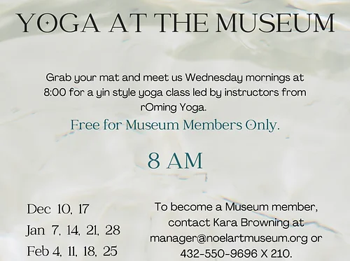 Yoga at the Museum
