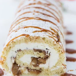 Swiss Roll Cake w/apple filling