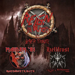 TRIBUTES TO SLAYER, IRON MAIDEN & CELTIC FROST - REIGN IN BLOOD | MAIDEN '81 | HELLFROST