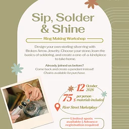 Sip, Solder & Shine: Ring Making Workshop
