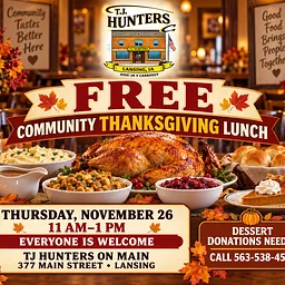 🦃 FREE COMMUNITY THANKSGIVING LUNCH 🧡