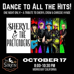 Sheryl and the Pretenders – A celebration of 2 female fronted powerhouses Sheryl Crow & Chrissy Hynde and the Pretenders!
