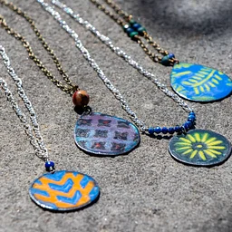 Copper Enameling Workshop: Landscape Pendants with Victoria Stout