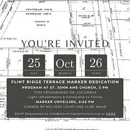 Flint Ridge Terrace Historical Marker Dedication