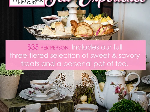 The White Oak Cottage Tea Experience in Lithia
