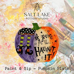 Sip & Paint Pumpkin Dishes