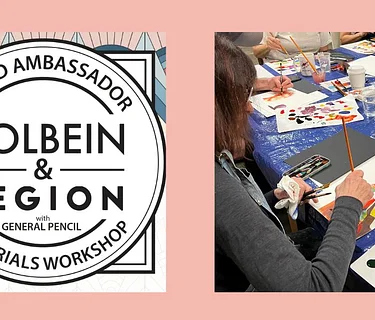 Watermedia Workshop presented with AAPL in partnership with Holbein & Legion Paper and General Pencil