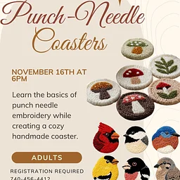 Punch-Needle Coasters