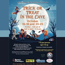 2026 Trick or Treat in the Cave at Historic Cherokee Caverns