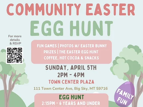 Town Center Plaza: Big Sky Scoops Community Easter Egg Hunt
