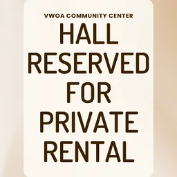 Community Center Rental