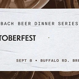 Oktoberfest: September Beer Dinner