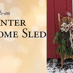 Winter Welcome Sled