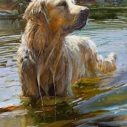 BAA 3-Day Painting Workshop with Artist James Swanson / “Exploring the Beauty of Water and Dogs”