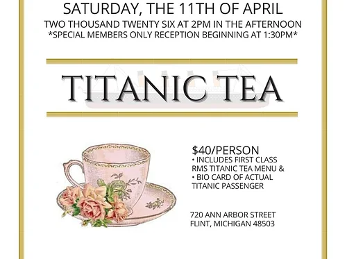 Titanic Tea - SOLD OUT!