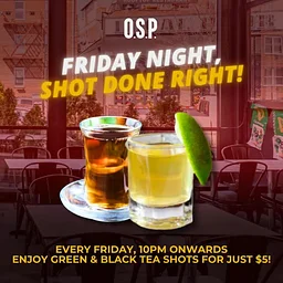 Friday Night $5 Tea Shots