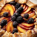 Fruit Galette (Peach Blackberry)