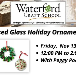 Fused Glass Holiday Ornaments