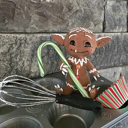 Handmade Holiday: Clay Gingerbread Cookie Monsters