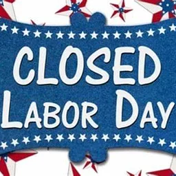 Closed for Labor Day