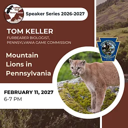 Speaker Series: Mountain Lions in Pennsylvania with Tom Keller