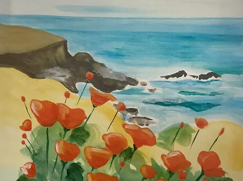 Poppies on the Coast