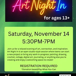 Art Night In: For Teens