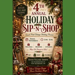 4th Annual Holiday Sip-N-Shop