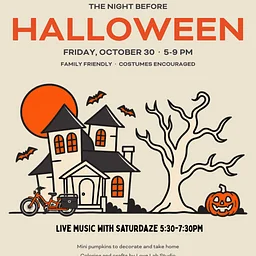 Orange Bike Night Before Halloween Party