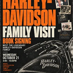 Harley-Davidson Family Visit & Book Signing
