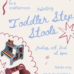 Painting Toddler Step Stools
