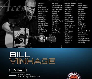 Sarasota Live Music: Bill Vinhage